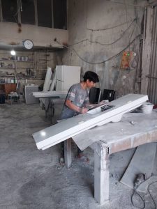 نمونه کار رنگ زدن پوسیدگی درب یخچال عیسی گلستانی زاده